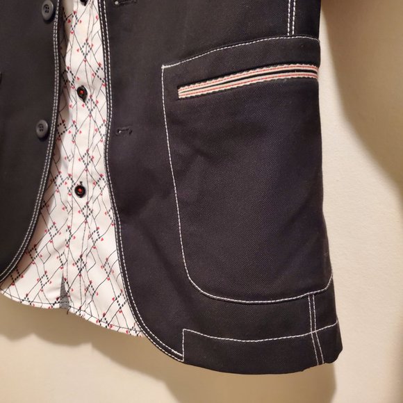 Boys Black James Morgan Blazer Sz 12 and Eighty Eight Long Sleeve Shirt Sz 14 - Picture 5 of 15